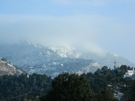 Snow covered Nainital
