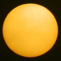 Sun with Sunspot