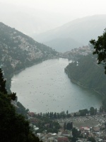 Distant view of Naini lake